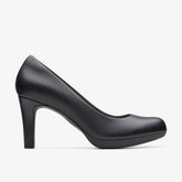 Adriel Viola Black Leather | Clarks