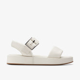 Alda Strap Off White Leather | Clarks