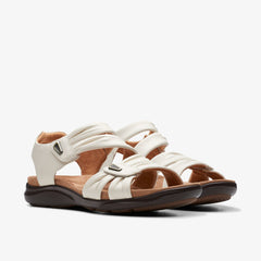 Kitly Ave Off White Leather | Clarks