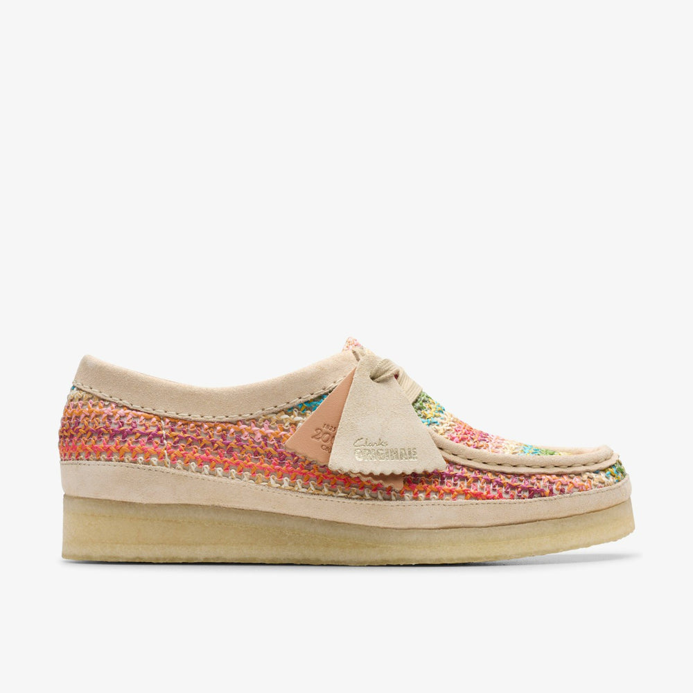 Wallabee Multicolour Raffia | Clarks