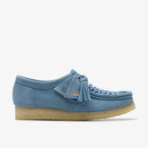 Wallabee Weave Powder Blue Suede | Clarks