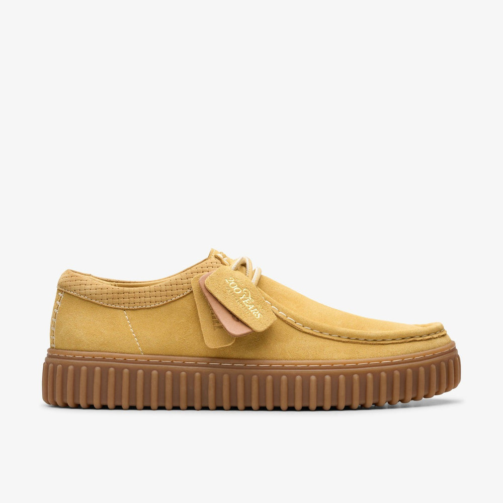 Torhill Lo Golden Tan Suede | Clarks