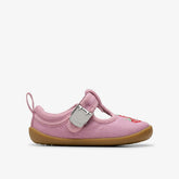 Roamer Grow Toddler Pink Canvas | Clarks