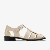 Hana Sun Off White Leather | Clarks