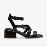 Morwyn Strap Black Leather | Clarks
