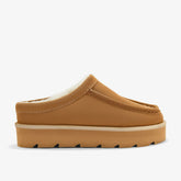 Meare Mule Caramel Warmlined | Clarks