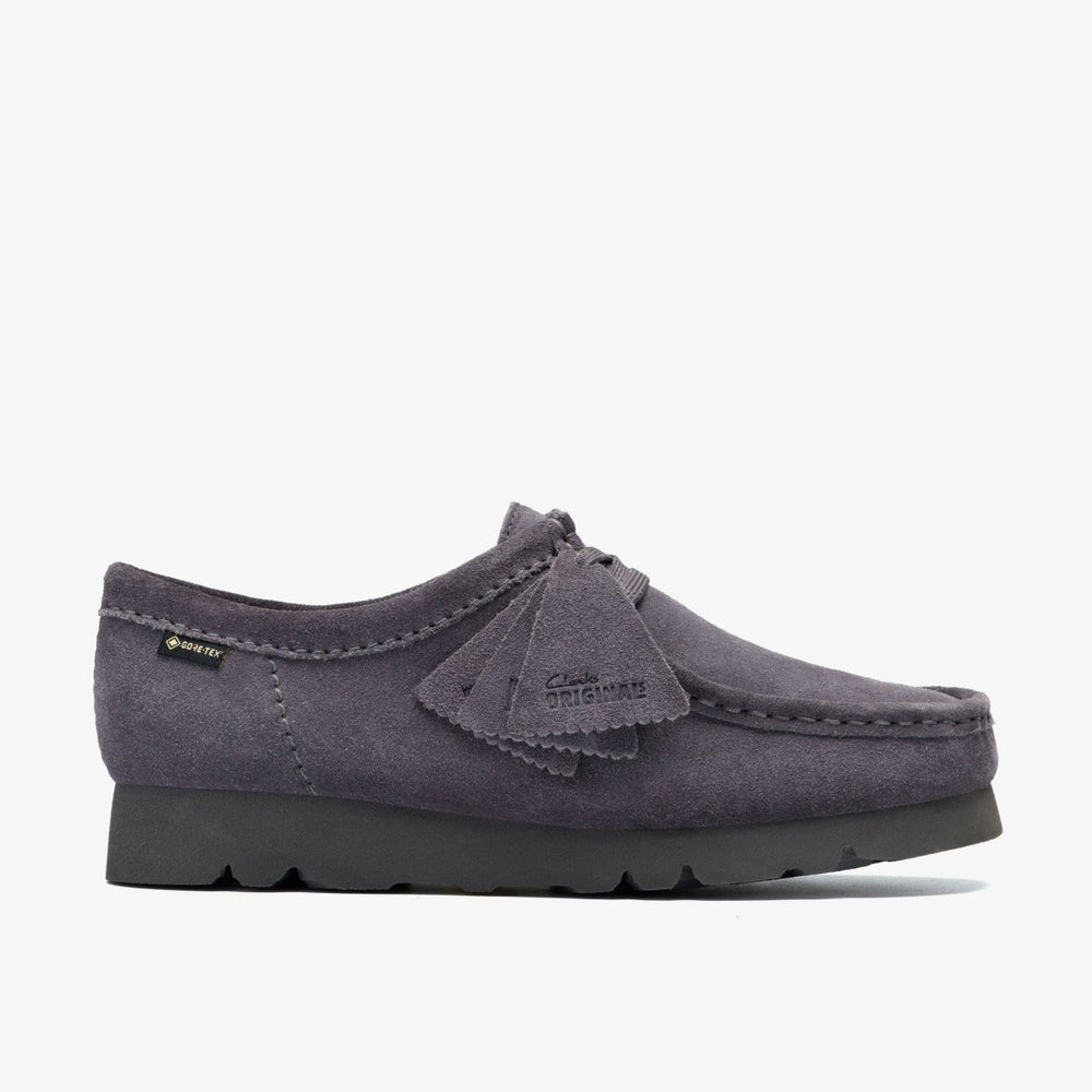Wallabee GORE-TEX Purple Grey Suede | Clarks