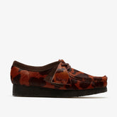 Wallabee Brown Cow Print | Clarks