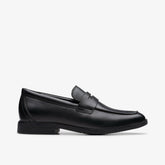 Jonwin Craft Youth Black Leather | Clarks