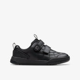 Laser Cross Kid Black Leather | Clarks