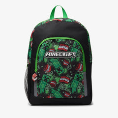 Minecraft Large Backpack Black/Green | Clarks