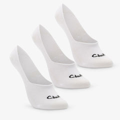 Sock Liners 3 Pack Size 2-8 White | Clarks