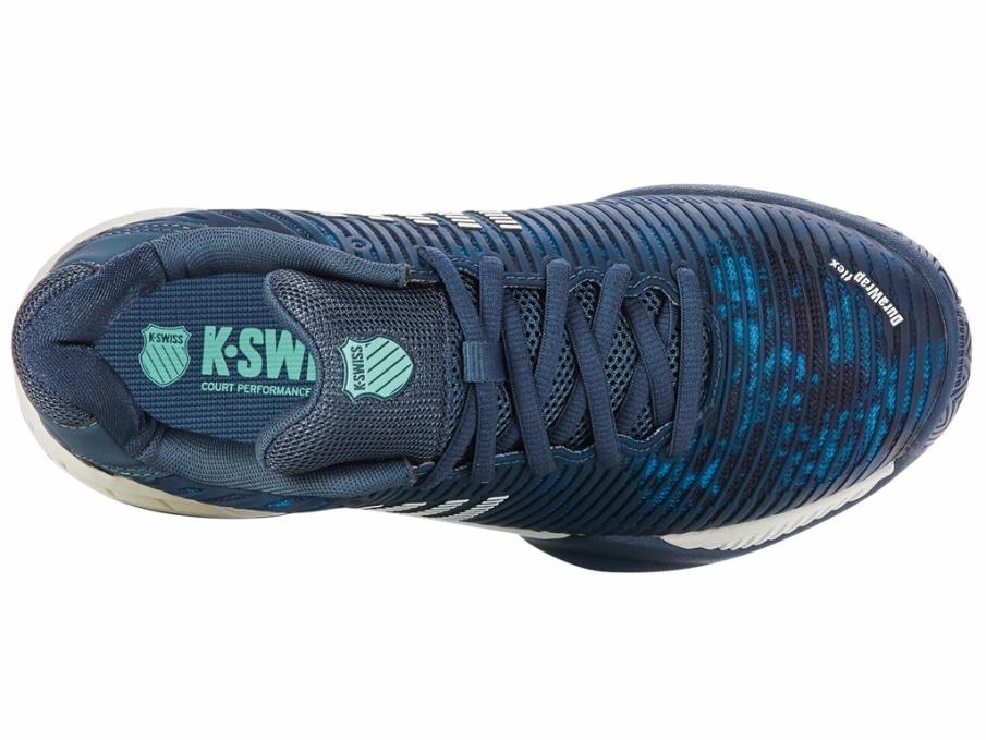 Kids Teens (8-16 Years) | K-Swiss HYPERCOURT EXPRESS 2 Indian Teal/star White/moonstruck