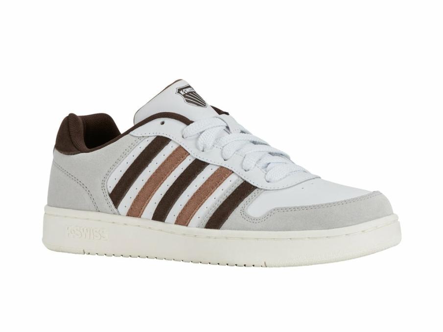 Men Lifestyle | K-Swiss COURT PALISADES White/toasted Coconut/chocolate Brown