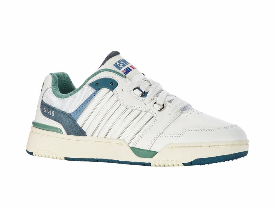 Men Lifestyle | K-Swiss SI-18 RIVAL Brilliant White/ashleigh Blue/beryl Green