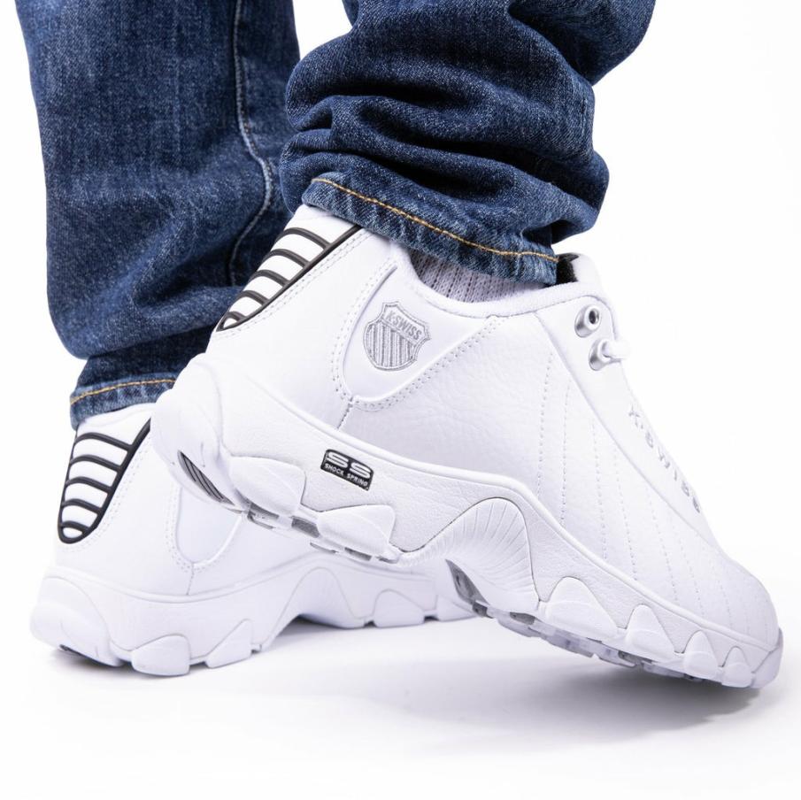 Men Lifestyle | K-Swiss ST329 CMF White/black/silver