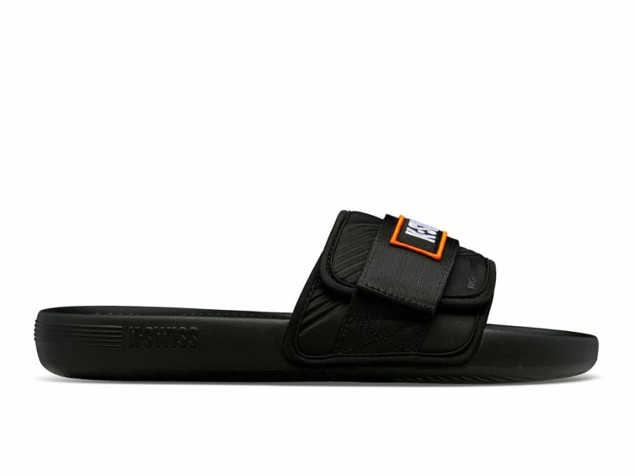 Men Slides & Sandals | K-Swiss STRAP SANDAL X MCLAREN Black/papaya