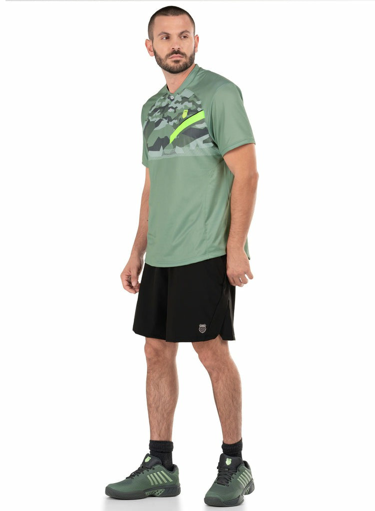 Men T-Shirts & Tops | K-Swiss URBAN HENLEY S/S Coal