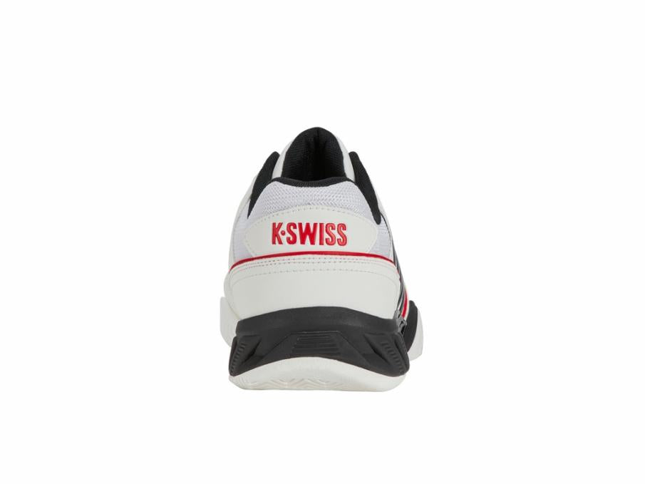 Men Tennis | K-Swiss BIGSHOT LIGHT 4 Bright White/stretch Limo/high Risk Red