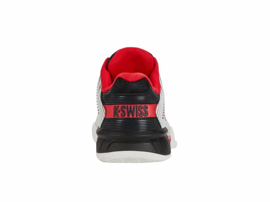 Men Tennis | K-Swiss HYPERCOURT EXPRESS 2 Bright White/stretch Limo/high Risk Red