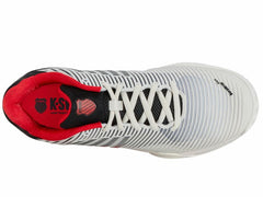 Men Tennis | K-Swiss HYPERCOURT EXPRESS 2 CLAY Bright White/stretch Limo/high Risk Red
