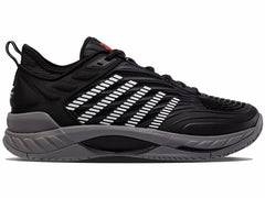 Men Tennis | K-Swiss HYPERCOURT SUPREME 2 Black/steel Gray/firey Red