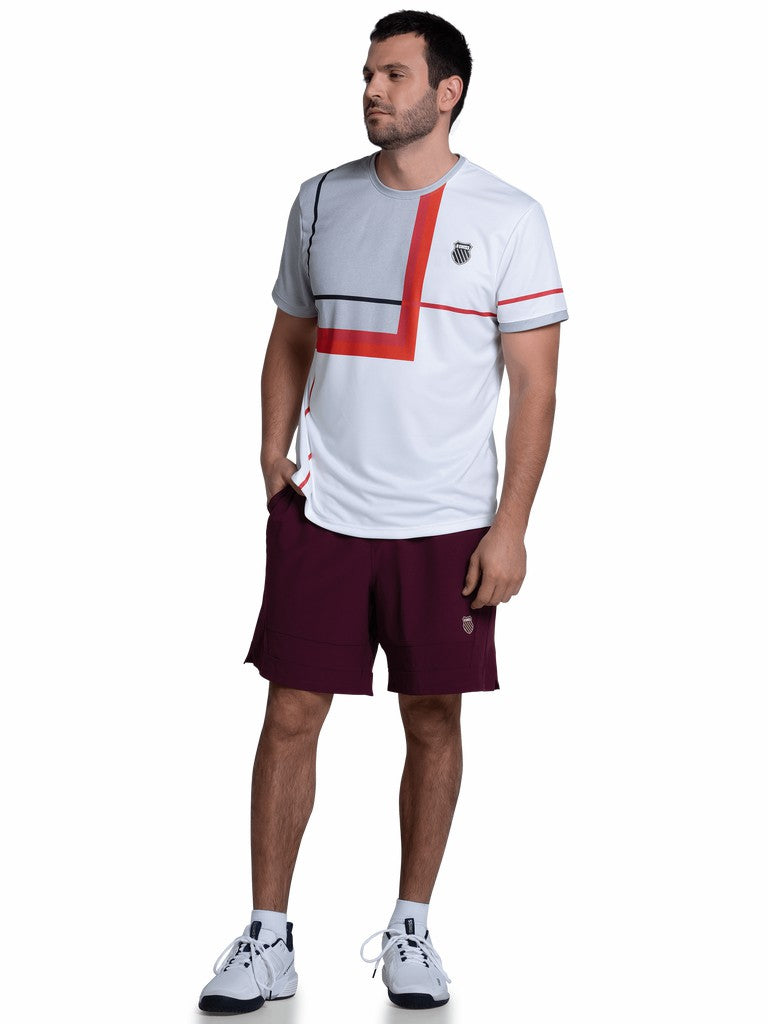 Men Tennis | K-Swiss RIP STOP SHORT-7" Wine