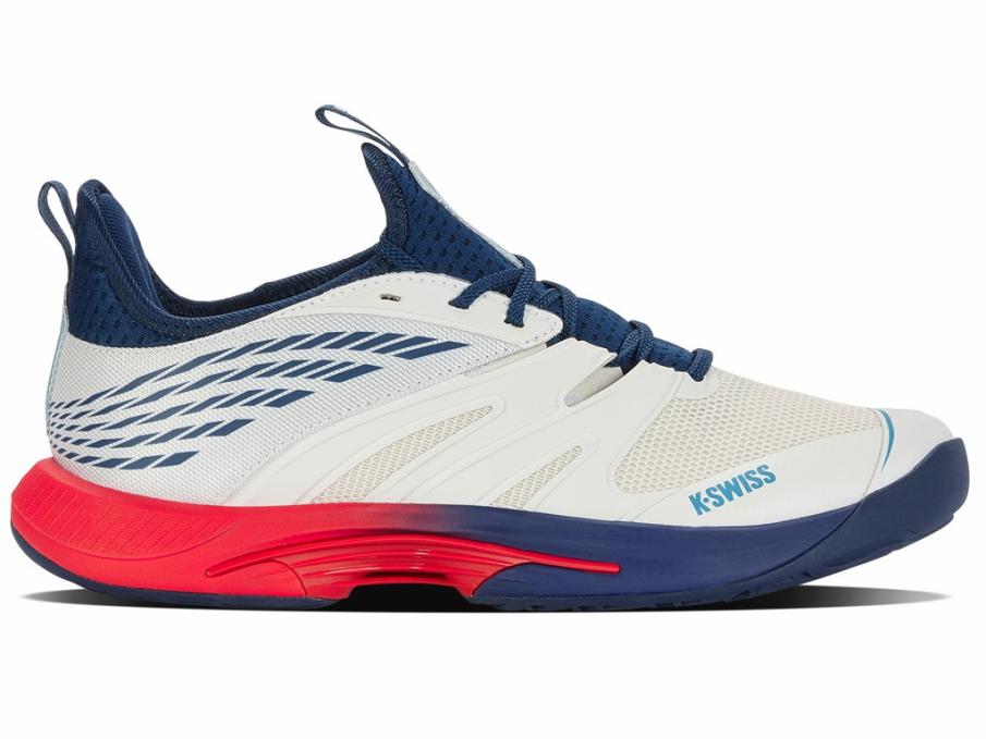 Men Tennis | K-Swiss SPEEDTRAC Blanc De Blanc/ Blue Opal /lollipop