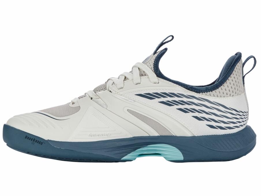 Men Tennis | K-Swiss SPEEDTRAC Star White/moonstruck/indian Teal