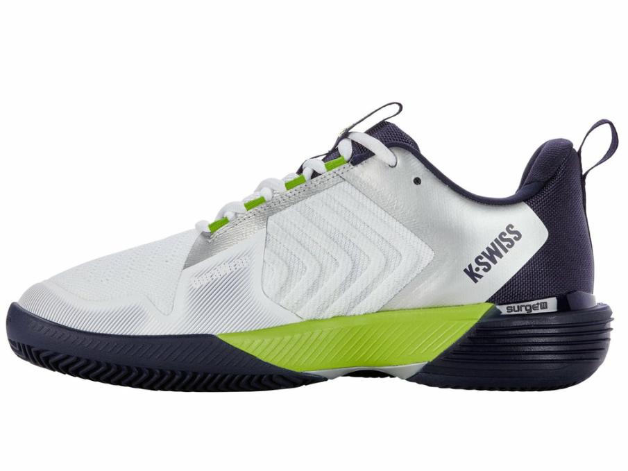 Men Tennis | K-Swiss ULTRASHOT 3 HB White/peacoat/lime Green