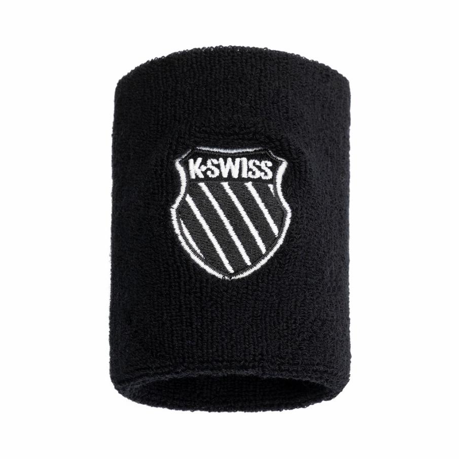 Men Tennis | K-Swiss UNISEX COURT DOUBLE WRISTBAND Black
