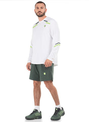 Men Tennis & Pickleball | K-Swiss DYNAMIC STRIPE L/S White