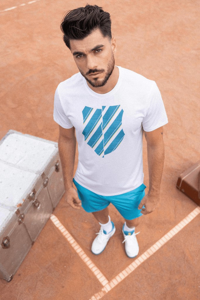 Men Tennis & Pickleball | K-Swiss ELECTRIC LOGO S/S White