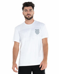 Men Tennis & Pickleball | K-Swiss LUXE TECH CREW White