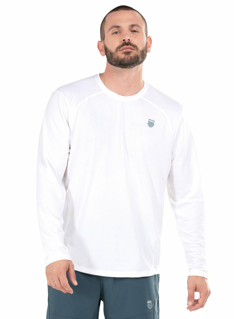 Men Tennis & Pickleball | K-Swiss ODYSSEY L/S White