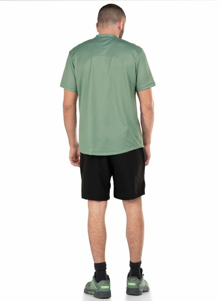 Men Tennis & Pickleball | K-Swiss URBAN HENLEY S/S Coal