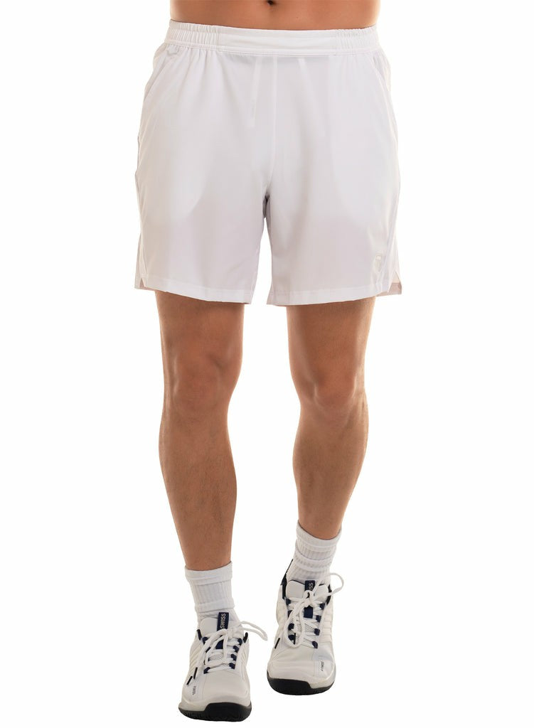 Men Tennis & Pickleball | K-Swiss SUPERCHARGE SHORT- 7" White