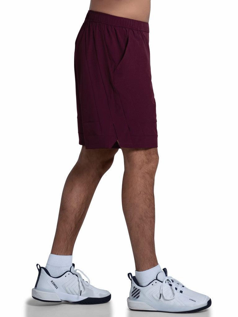 Men Tennis & Pickleball | K-Swiss RIP STOP SHORT-7" Wine