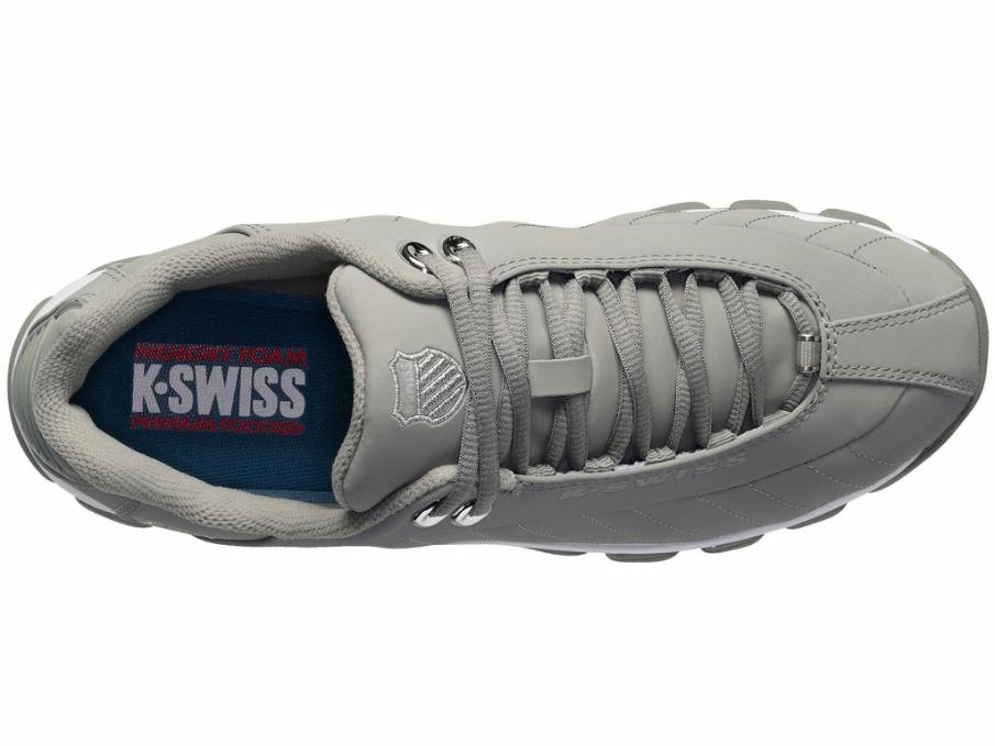 Men Wide Shoes | K-Swiss ST329 CMF Neutral Gray/silver