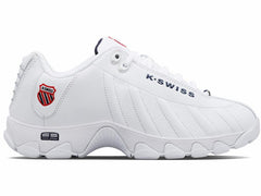 Men Wide Shoes | K-Swiss ST329 CMF White/navy/red