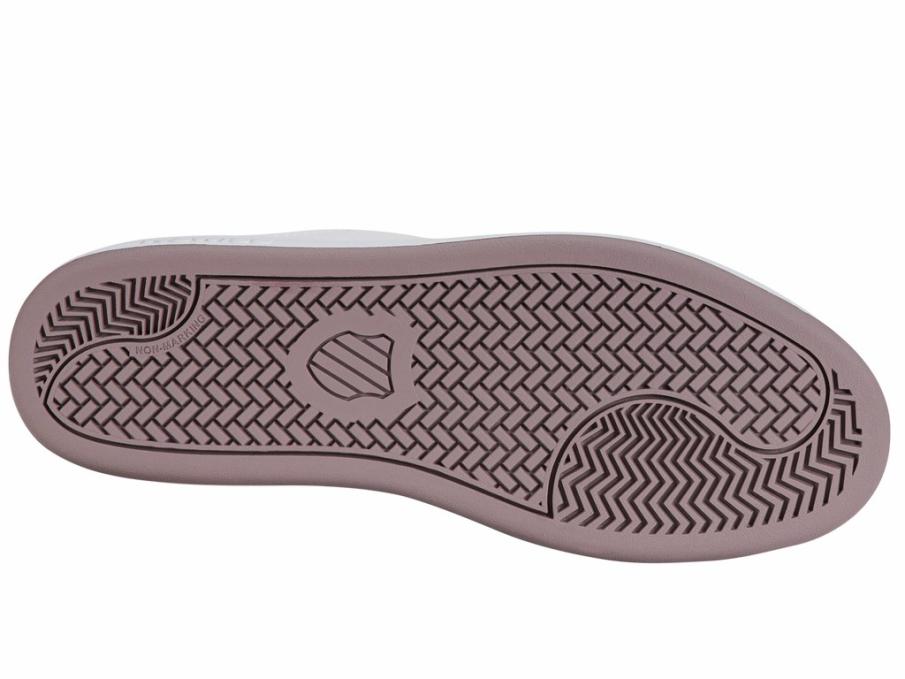 Women Lifestyle | K-Swiss BASE COURT White/gray Violet/purple Dove