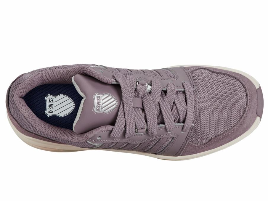 Women Lifestyle | K-Swiss RIVAL TRAINER T Purple Dove/silver/snow White