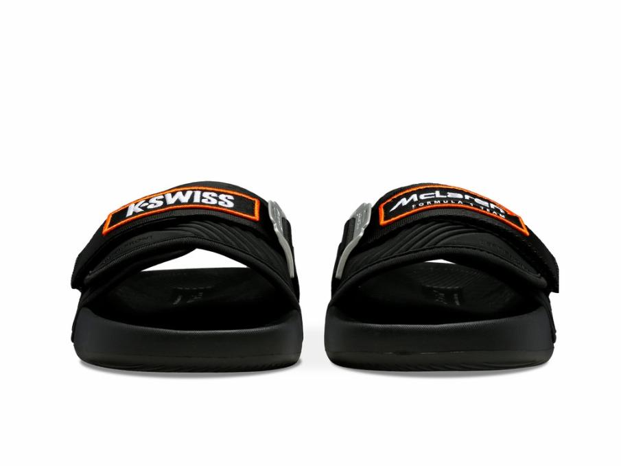 Women Lifestyle | K-Swiss STRAP SANDAL X MCLAREN Black/papaya