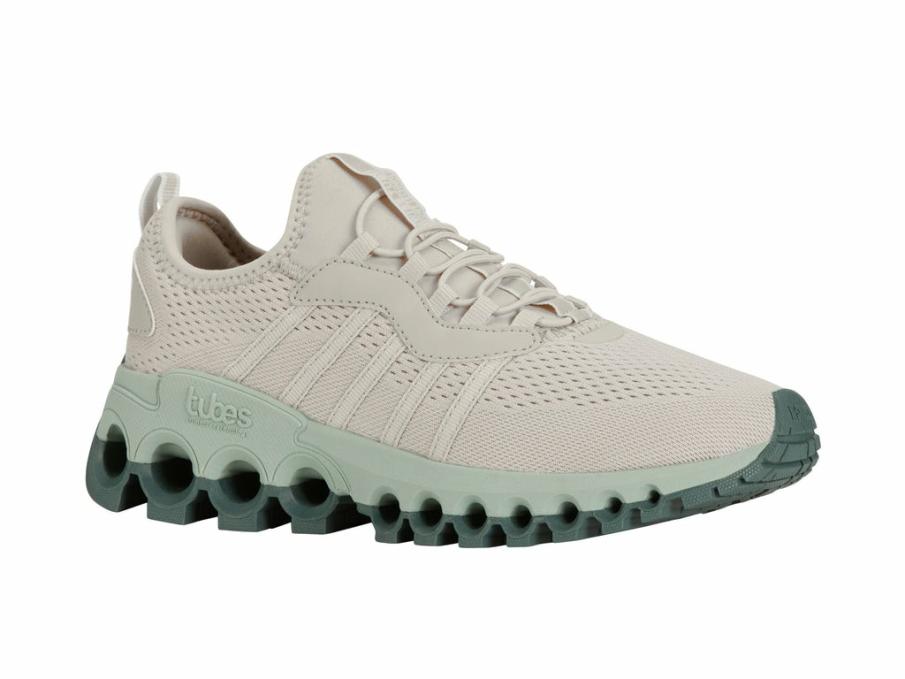 Women Lifestyle | K-Swiss TUBES SLIP-ON Oatmeal/frosty Green/duck Green