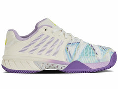 Women Padel | K-Swiss EXPRESS LIGHT 3 PADEL Snow White/purple Heart/evening Primrose
