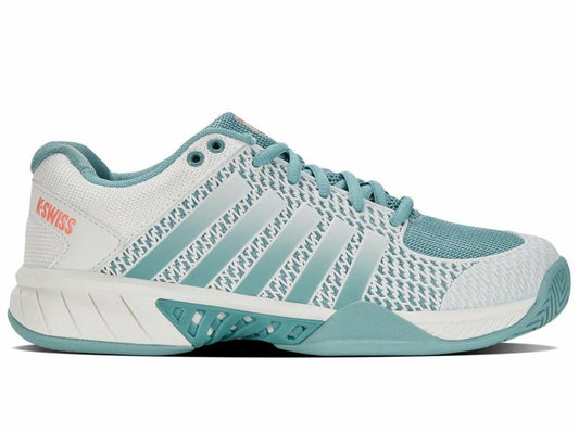 Women Pickleball | K-Swiss EXPRESS LIGHT PICKLEBALL Blanc De Blanc/nile Blue/desert Flower