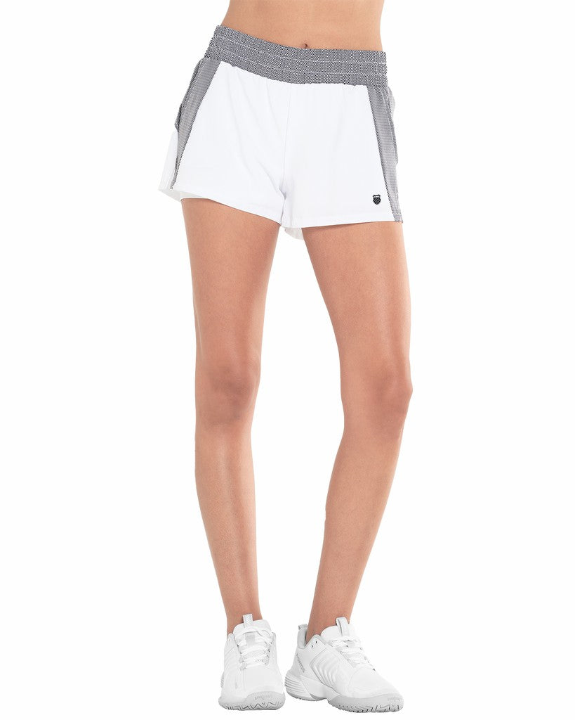 Women Shorts & Pants | K-Swiss TRAINER SHORT-3" White/black