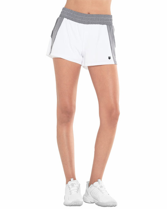 Women Shorts & Pants | K-Swiss TRAINER SHORT-3" White/black