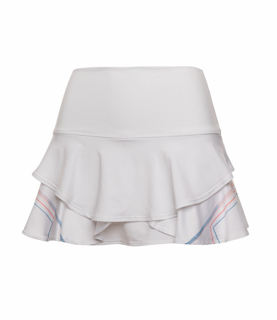 Women Skirts & Dresses | K-Swiss FLOUNCE SKIRT-13" White