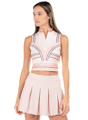 Women T-Shirts & Tops | K-Swiss ACCELERATE CROP TANK Flamingo